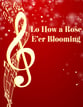 Lo, How A Rose E'er Blooming String Trio (or Wind Trio or Mixed Trio) EPRINT ONLY cover